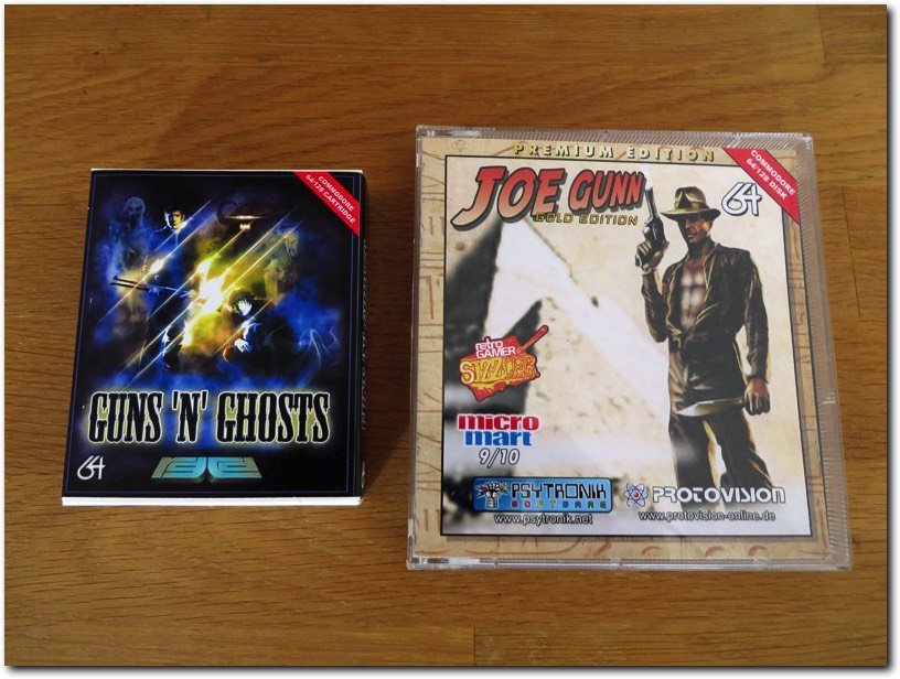 The packaging for Guns